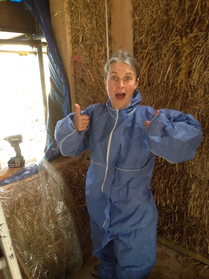 View from the hill – reflections on building the world’s first Miscanthus bale house.