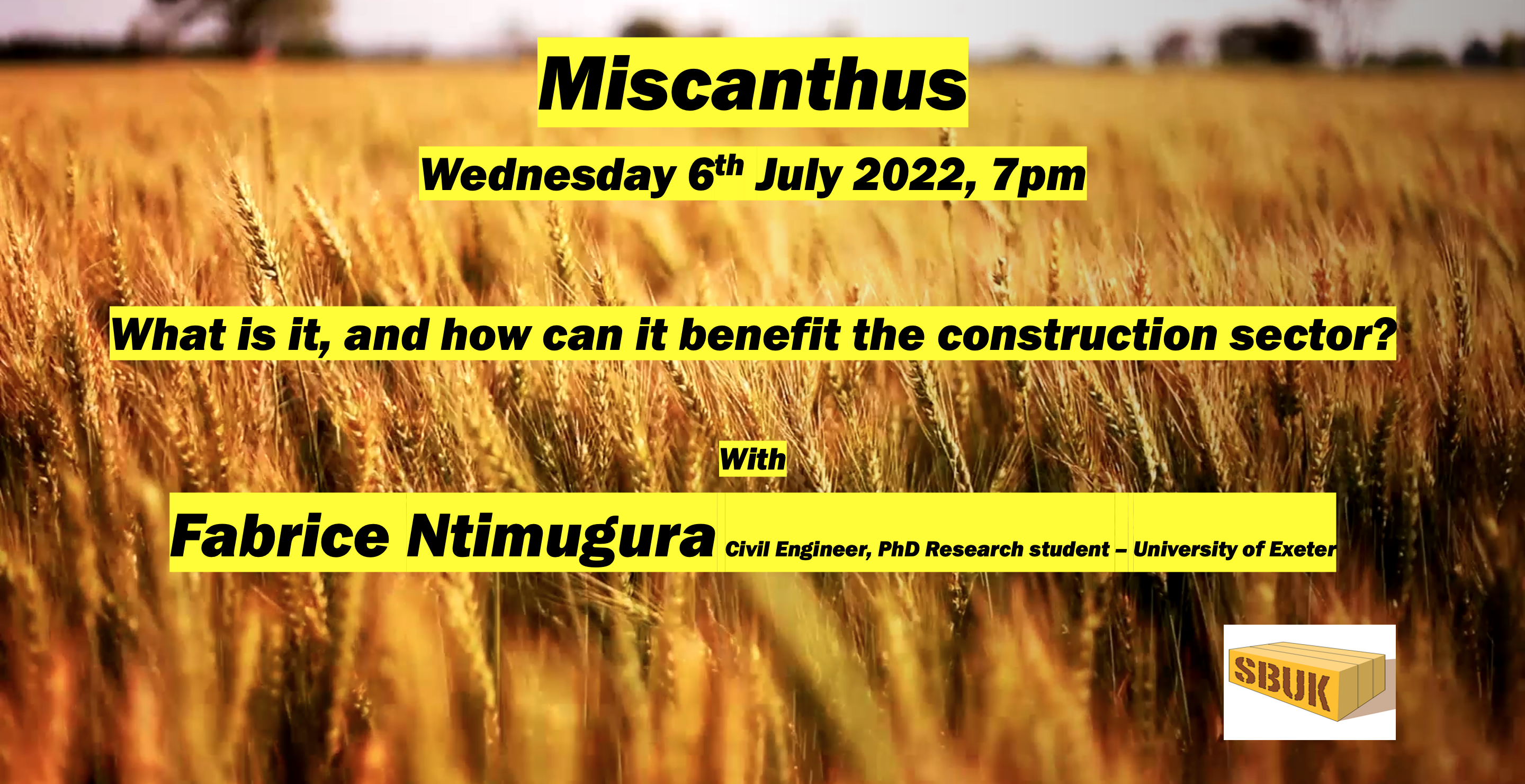 MIscanthus – sbuk video