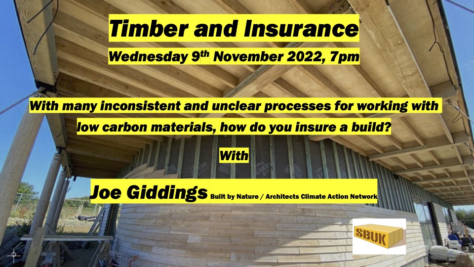 SBUK Members’ meeting Special: Timber and Insurance